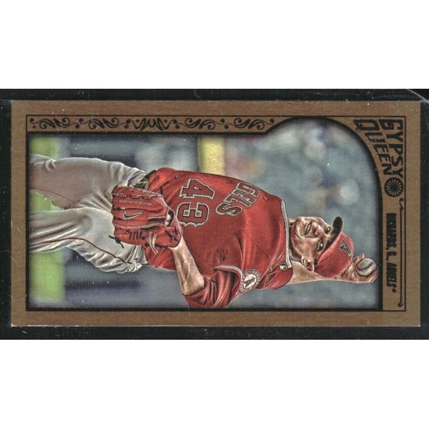 2015 Topps Gypsy Queen Mini Gold #192 Garrett Richards. rookie card picture