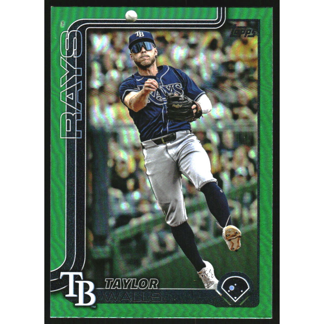 2025 Topps Green Rainbow Foil #502 Taylor Walls 2025 Topps Green Rainbow Foil #502 Taylor Walls