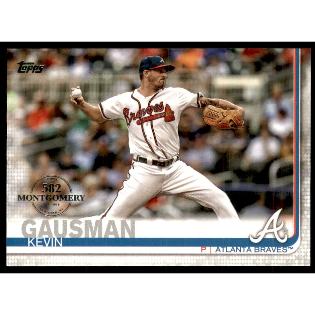 2019 Topps Factory Set 582 Montgomery #317 Kevin Gausman. rookie card picture