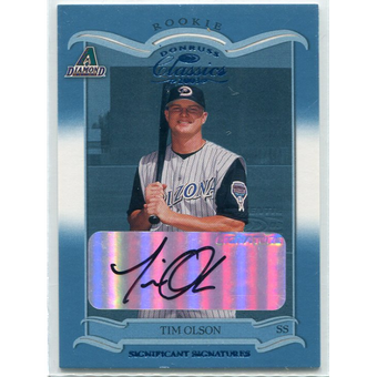 2003 Donruss Classics Significant Signatures #168 Tim Olson ROO/500