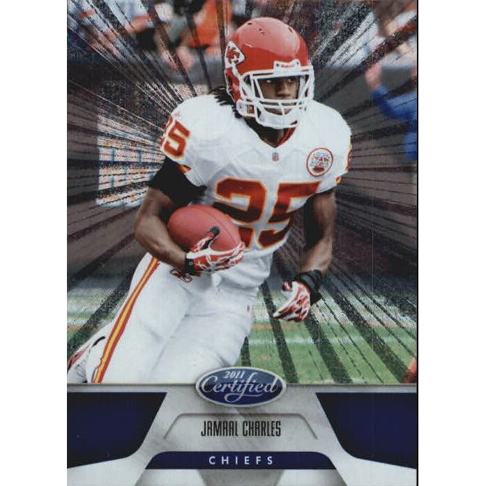 2011 Certified Platinum Blue #74 Jamaal Charles