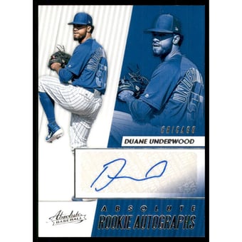 2019 Absolute Rookie Autographs #35 Duane Underwood