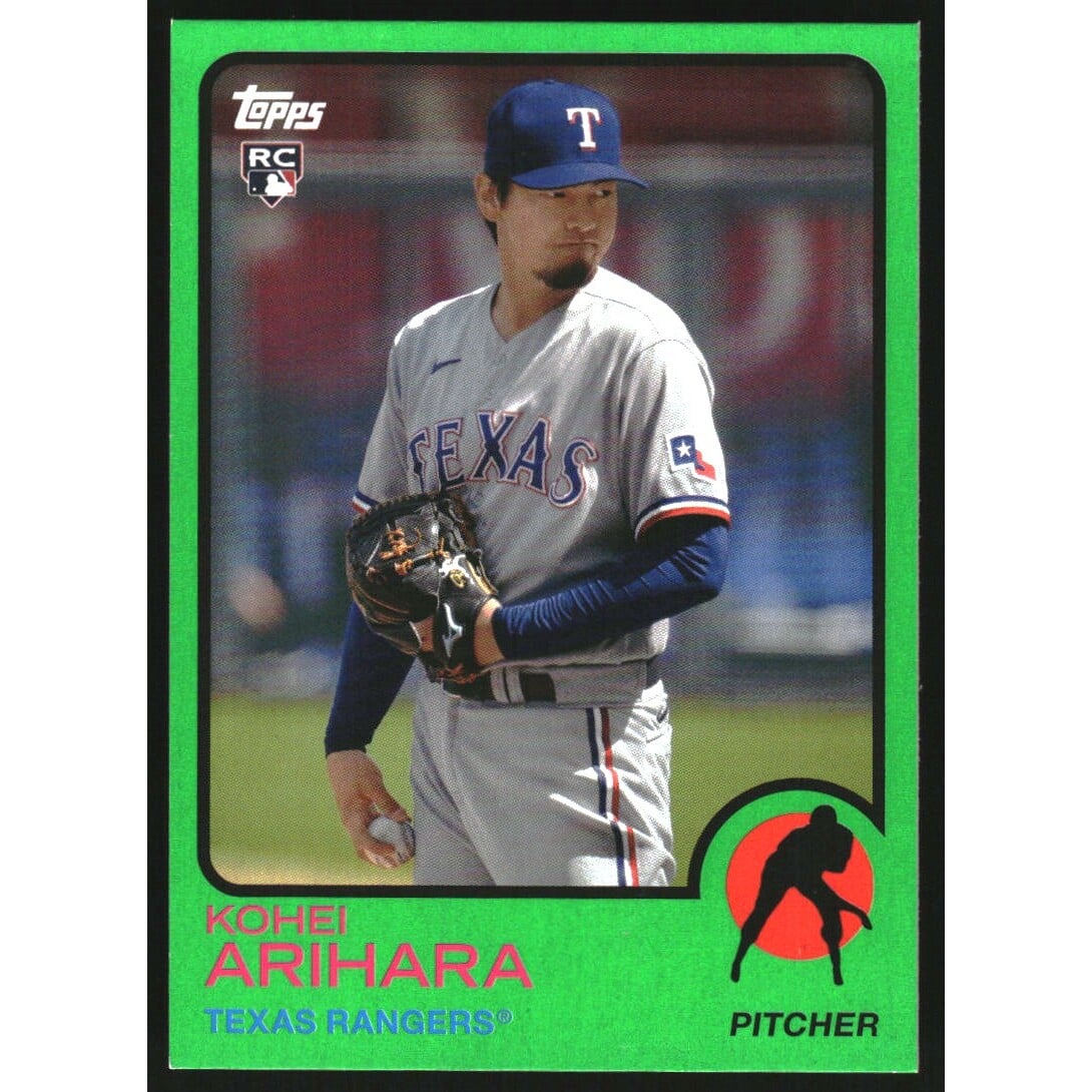 2021 Topps Archives Green #127 Kohei Arihara. rookie card picture