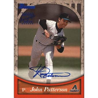 1999 Bowman Autographs #BA55 John Patterson B