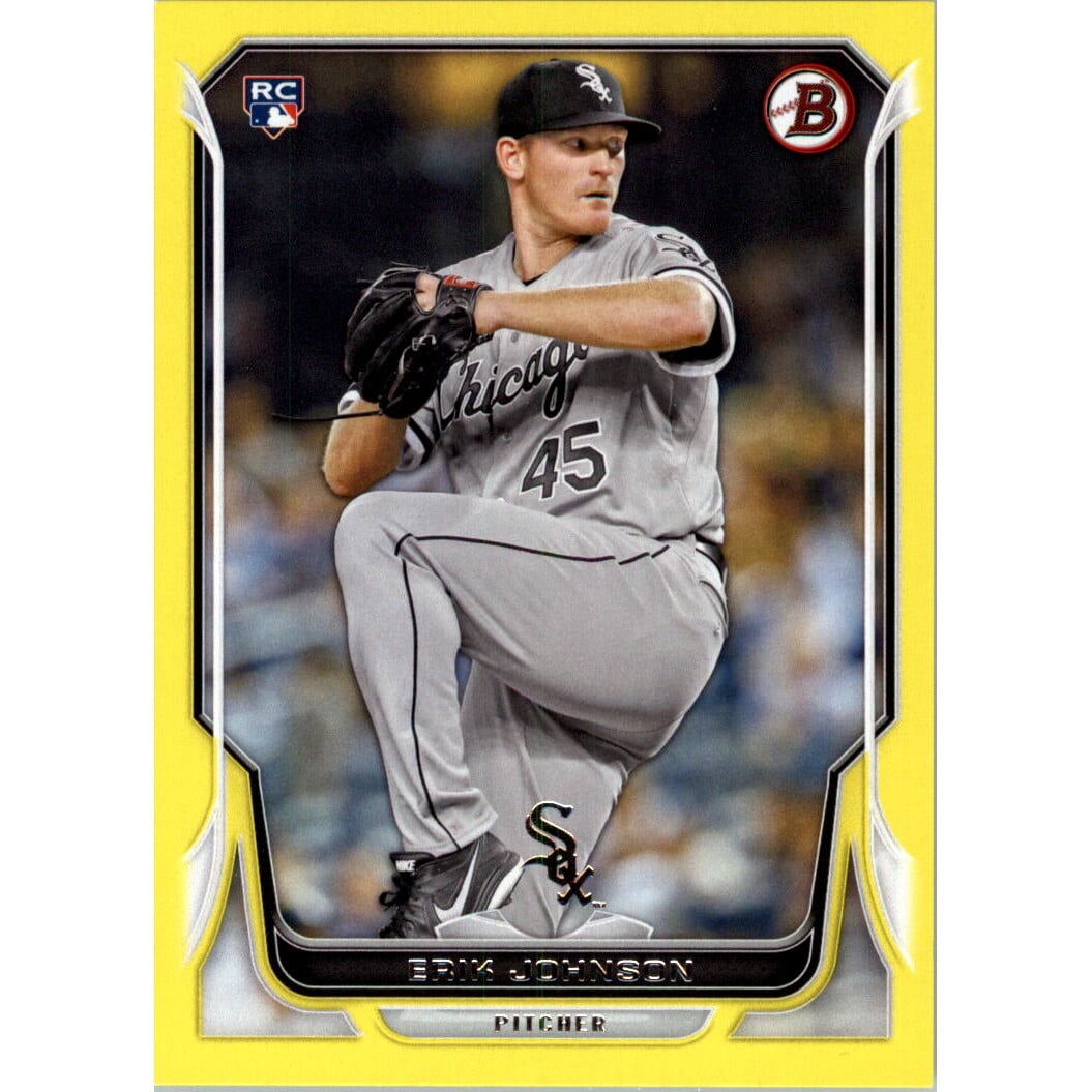 2014 Bowman Yellow #175 Erik Johnson