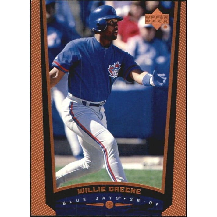 1999 Upper Deck Exclusives Level 1 #512 Willie Greene. rookie card picture