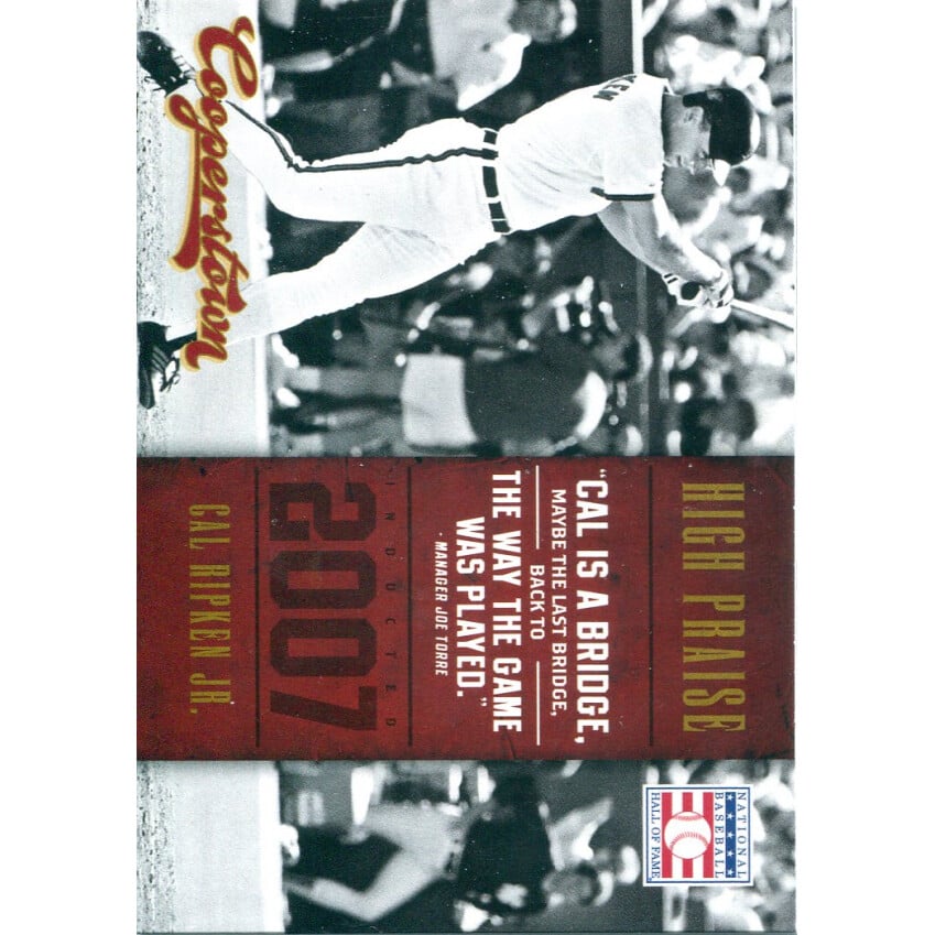 2012 Panini Cooperstown High Praise #14 Cal Ripken Jr.