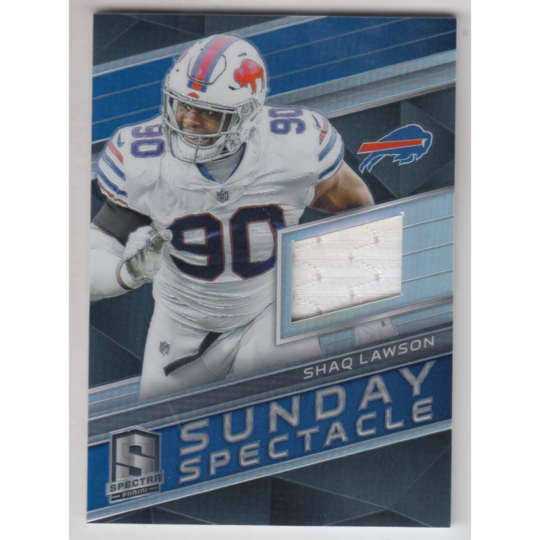 2018 Panini Spectra Sunday Spectacle Jerseys #19 Shaq Lawson/199. rookie card picture
