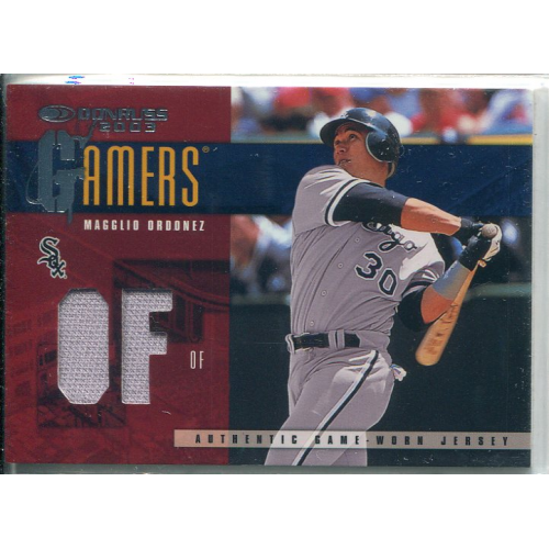 2003 Donruss Gamers Position #42 Magglio Ordonez. rookie card picture