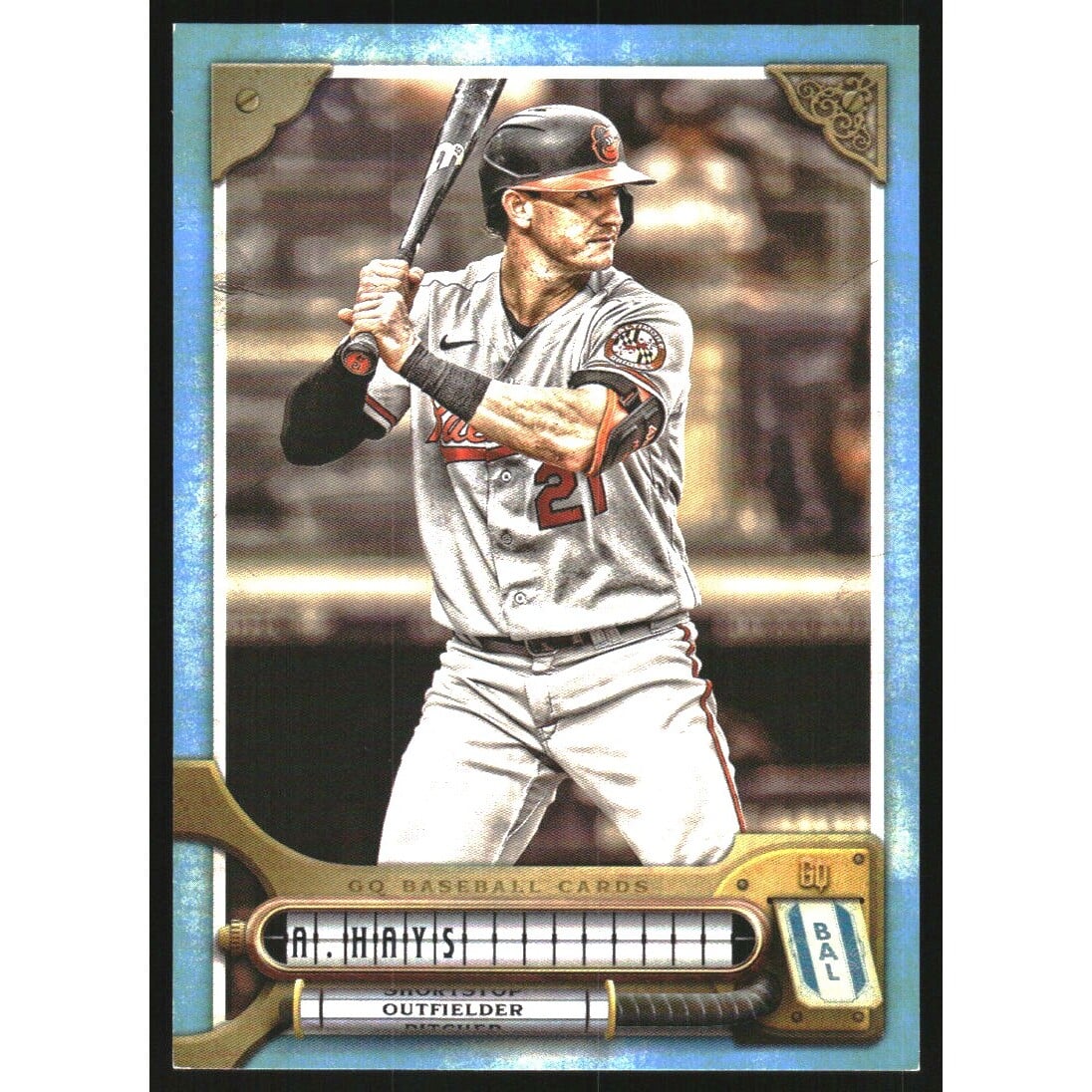 2022 Topps Gypsy Queen Blue #193 Austin Hays. rookie card picture