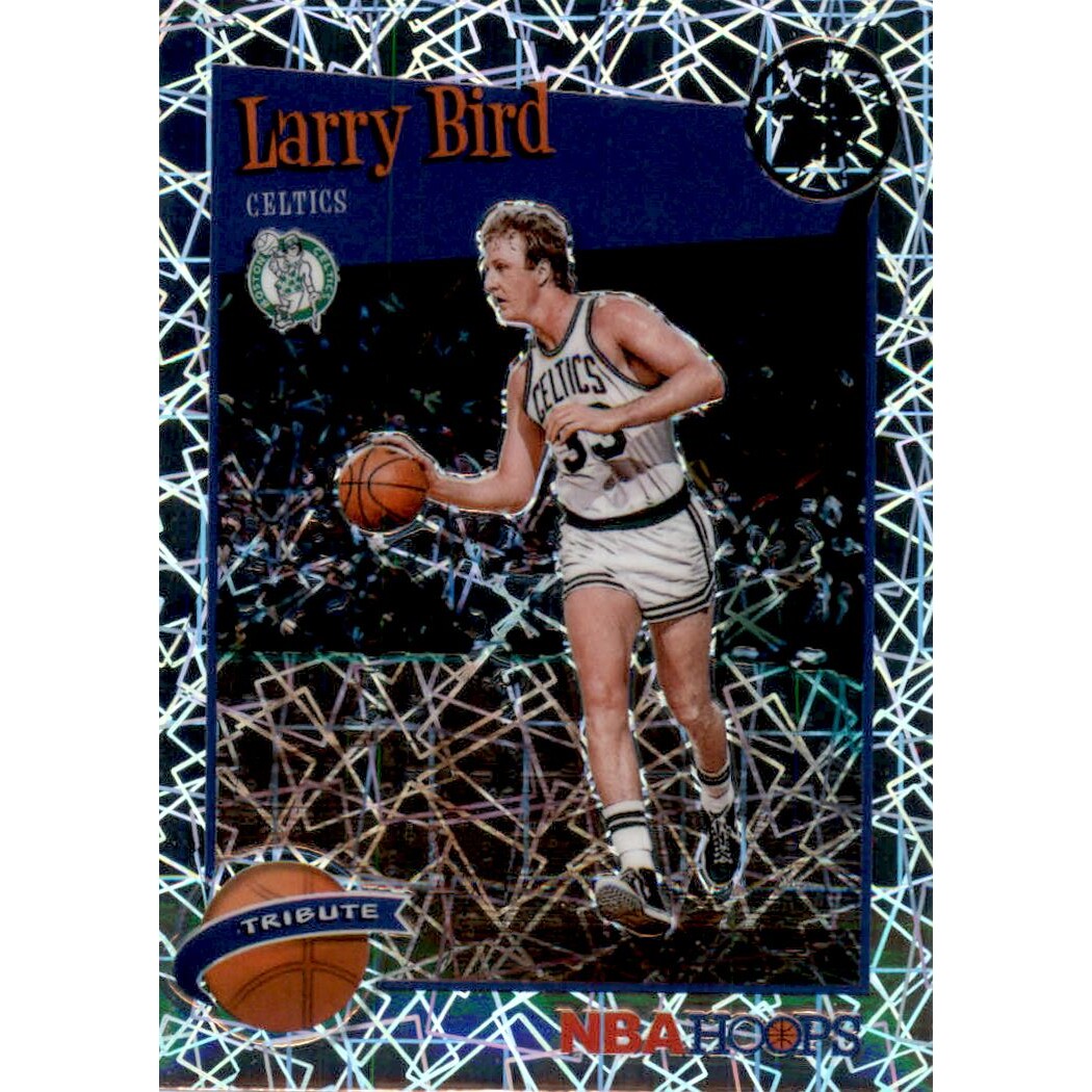 2019-20 Hoops Premium Stock Prizms Silver Laser #289 Larry Bird 2019-20 Hoops Premium Stock Prizms Silver Laser #289 Larry Bird