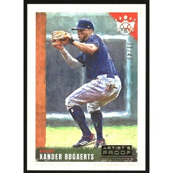 2022 Diamond Kings Artist Proof Gold #23 Xander Bogaerts
