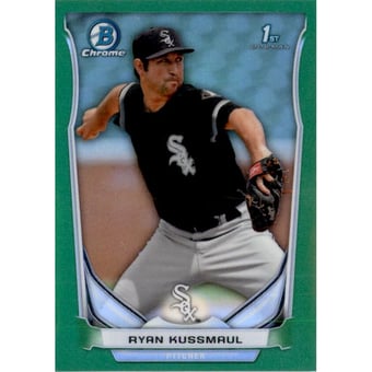 2014 Bowman Chrome Mini Factory Set Green Refractors #8 Ryan Kussmaul