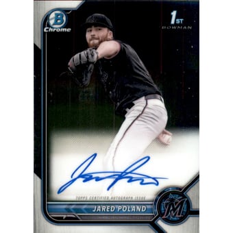 2022 Bowman Chrome Draft Autographs #CDAJPD Jared Poland