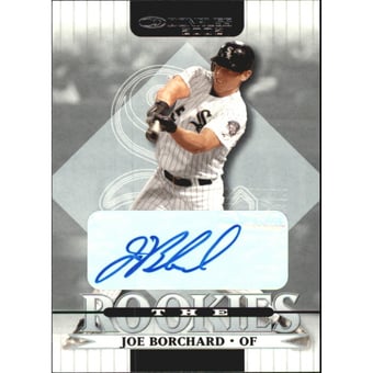 2002 Donruss Rookies Autographs #78 Joe Borchard/100