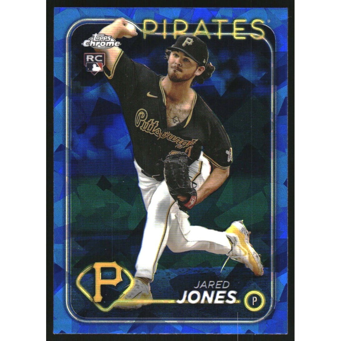 2024 Topps Chrome Update Sapphire #USCS49 Jared Jones RC. rookie card picture