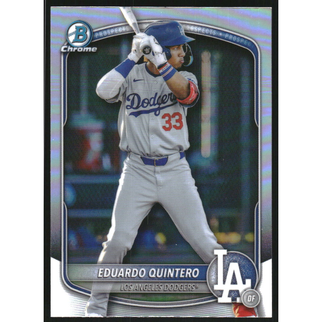2025 Bowman Chrome Draft Refractors #BDC111 Eduardo Quintero