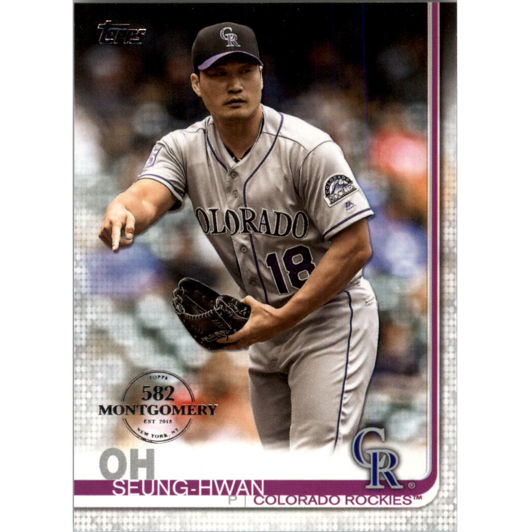 2019 Topps Factory Set 582 Montgomery #538 Seung-Hwan Oh. rookie card picture