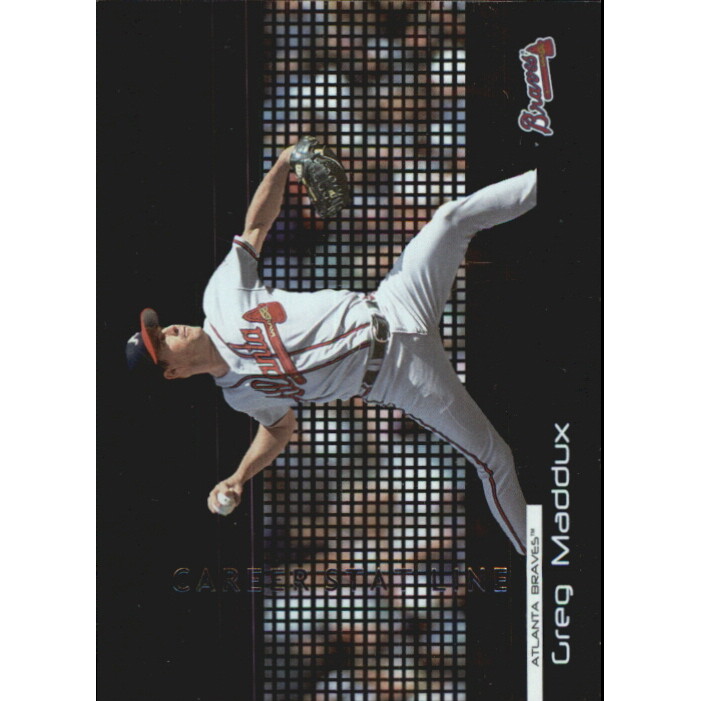 2004 Donruss Stat Line Career #228 Greg Maddux/289. rookie card picture