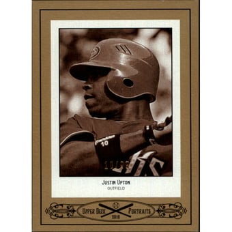 2010 Upper Deck Portraits Gold #SE1 Justin Upton