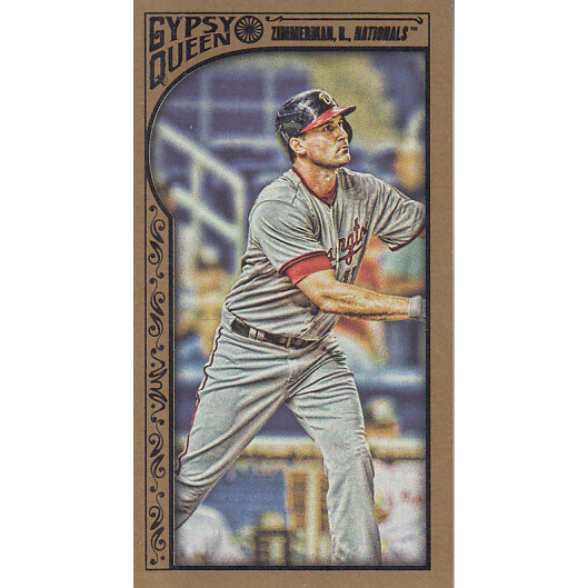 2015 Topps Gypsy Queen Mini Gold #178 Ryan Zimmerman