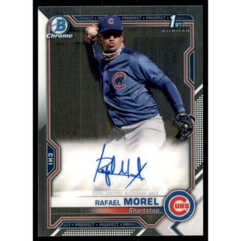 2021 Bowman Chrome Prospect Autographs #CPARM Rafael Morel