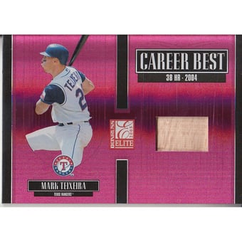 2005 Donruss Elite Career Best Bats #CB19 Mark Teixeira/250