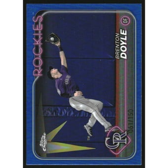 2024 Topps Chrome Blue Refractors #139 Brenton Doyle