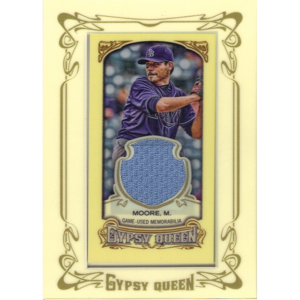 2014 Topps Gypsy Queen Framed Mini Relics #GMRMMO Matt Moore. rookie card picture