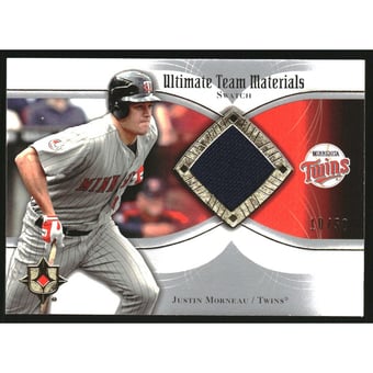 2007 Ultimate Collection Ultimate Team Materials #MO Justin Morneau/50
