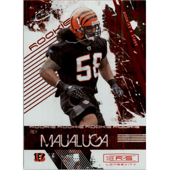 2009 Donruss Rookies and Stars Longevity Ruby #186 Rey Maualuga