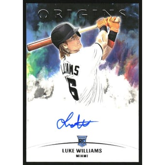2022 Panini Chronicles Origins Signatures #37 Luke Williams