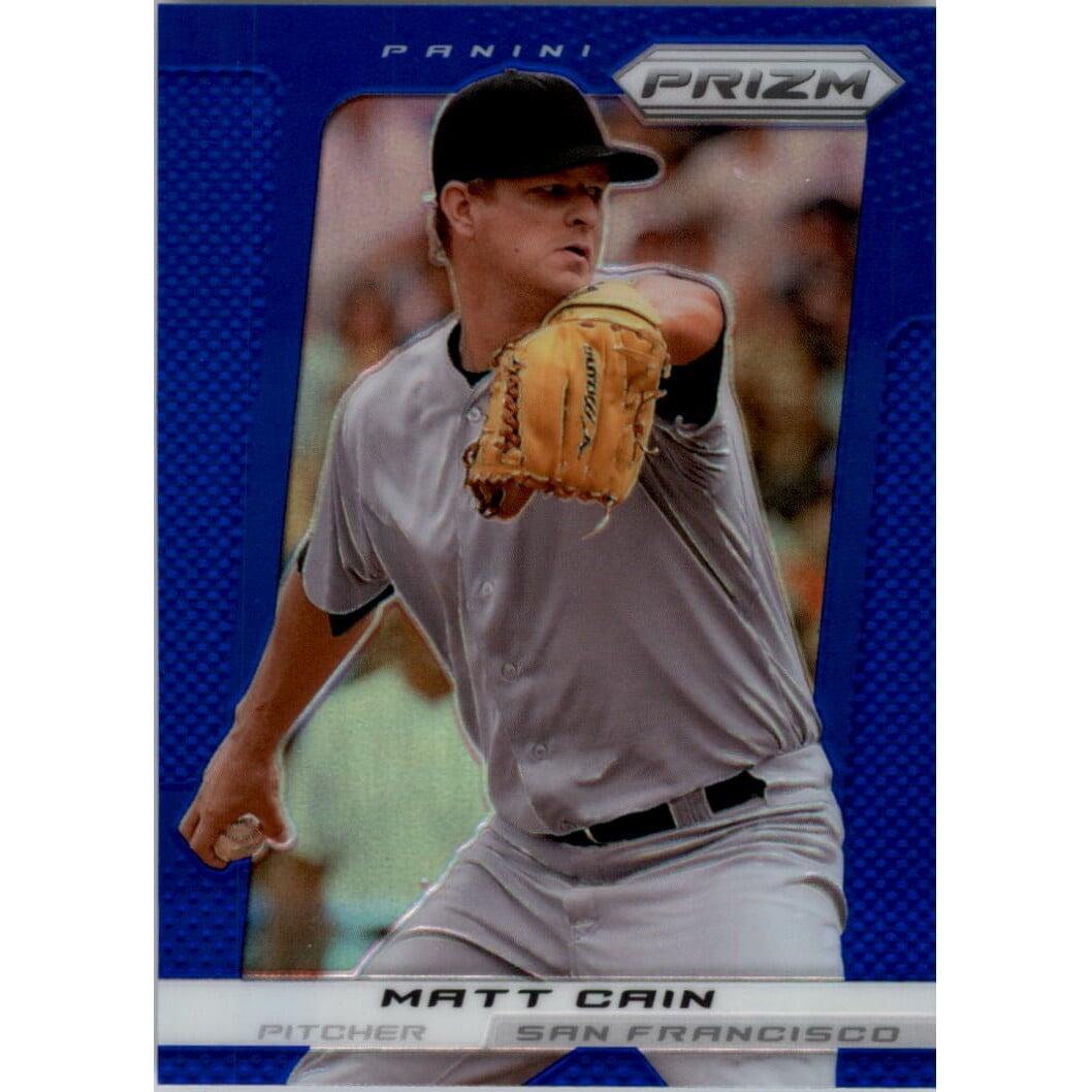 2013 Panini Prizm Prizms Blue #168 Matt Cain