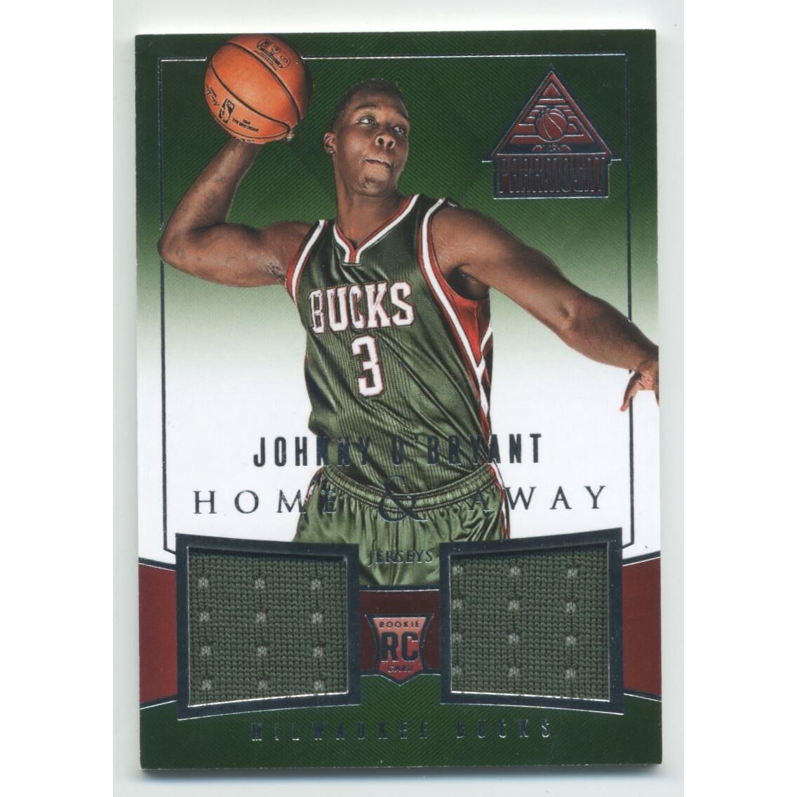 2014-15 Paramount Rookies Home and Away Jerseys #24 Johnny O'Bryant