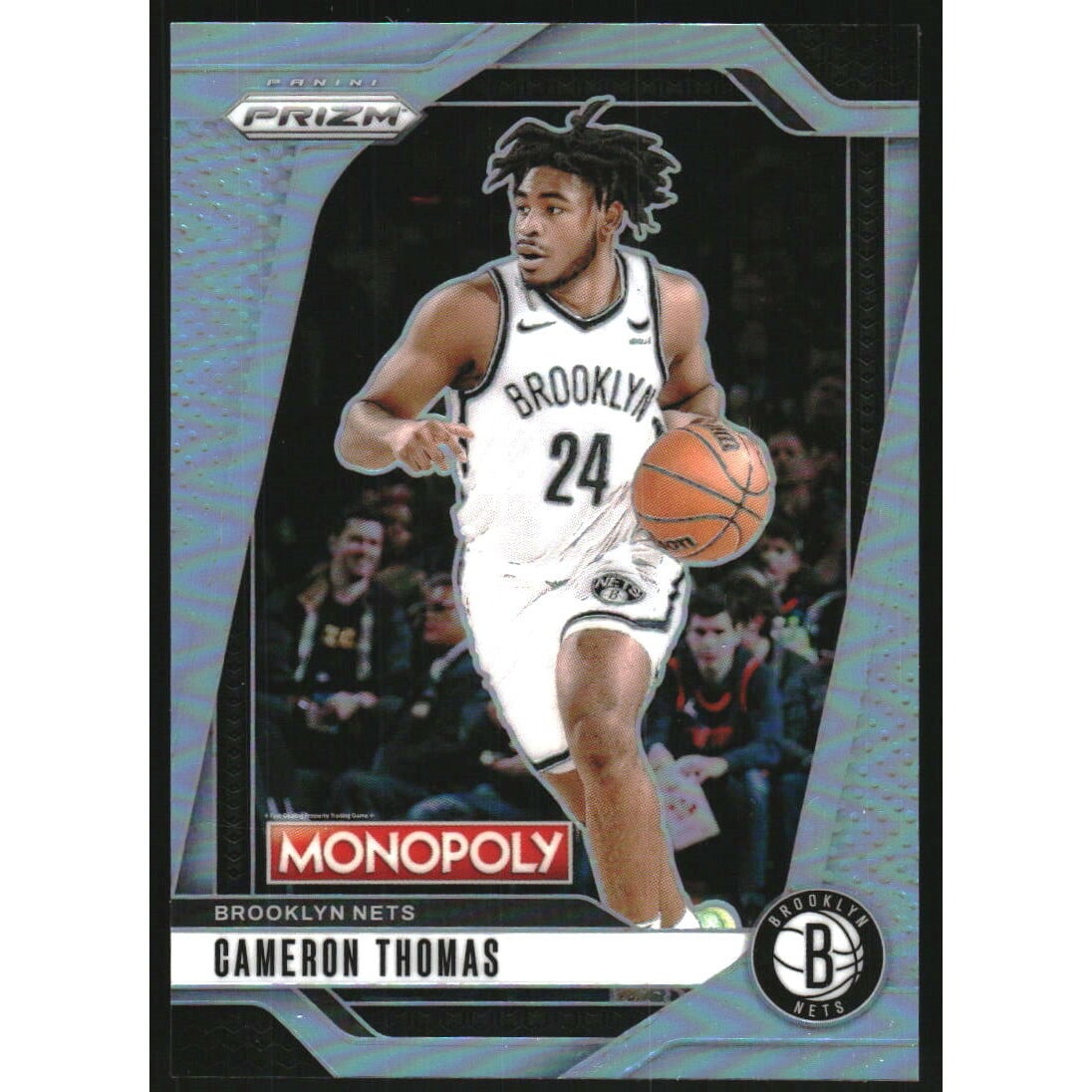 2024-25 Panini Prizm Monopoly Light Blue #52 Cameron Thomas. rookie card picture