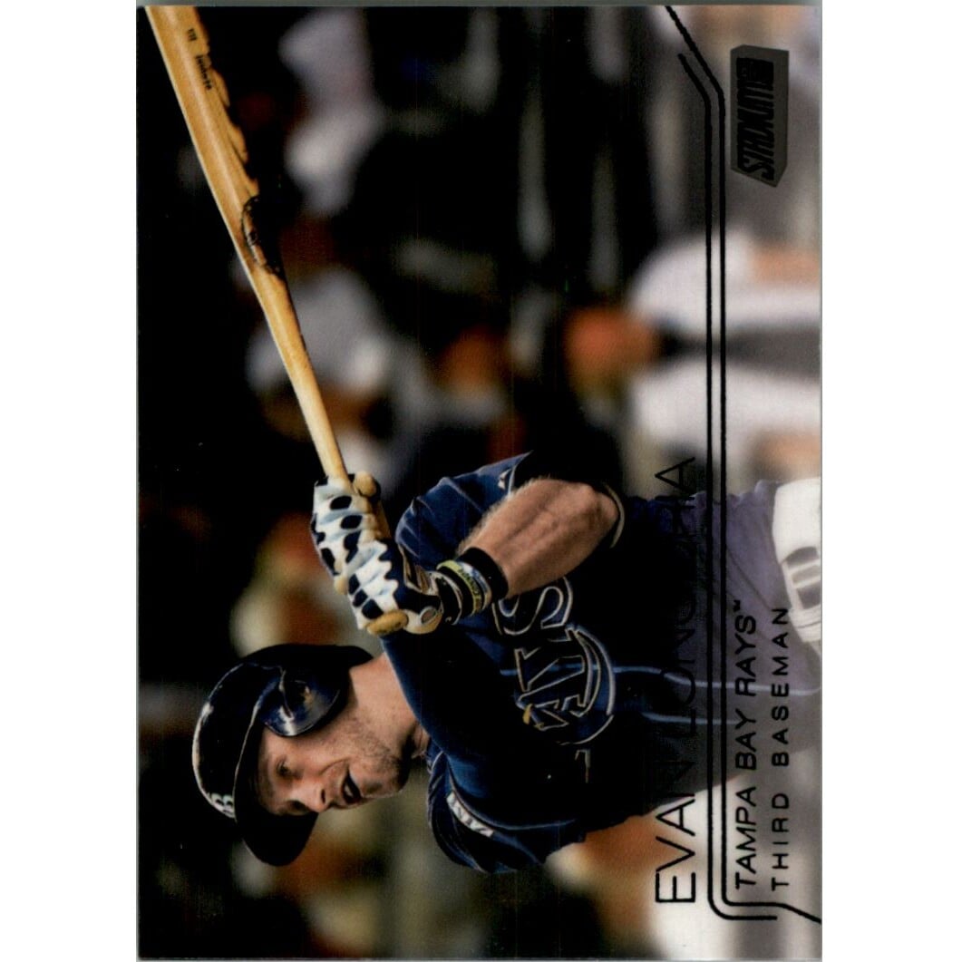 2015 Stadium Club Black #254 Evan Longoria