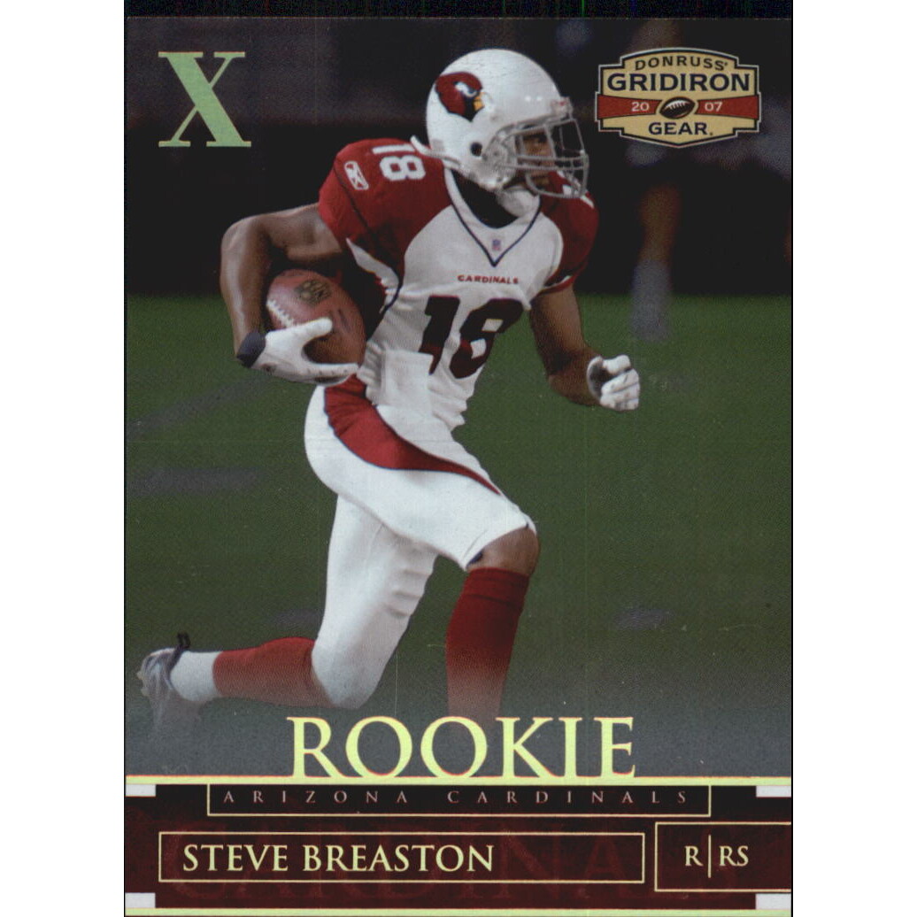 2007 Donruss Gridiron Gear Gold Holofoil X's #187 Steve Breaston