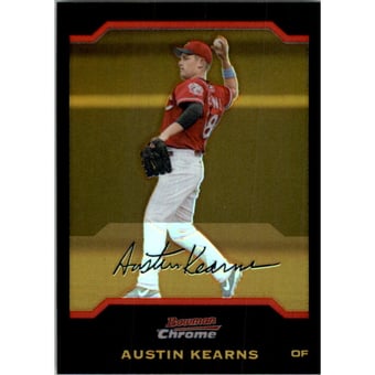 2004 Bowman Chrome Gold Refractors #109 Austin Kearns