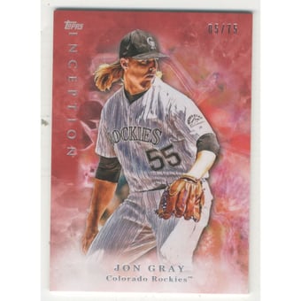 2017 Topps Inception Red #78 Jon Gray