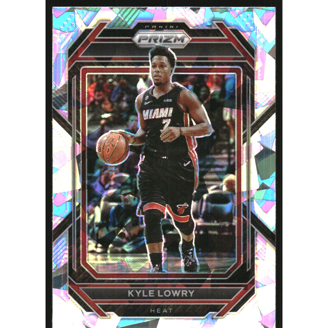 2022-23 Panini Prizm Prizms Ice #147 Kyle Lowry
