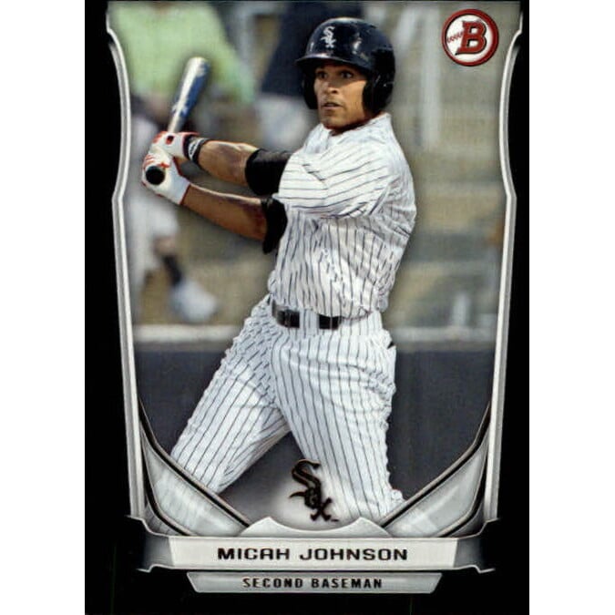 2014 Bowman Prospects Black #BP26 Micah Johnson. rookie card picture