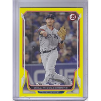 2014 Bowman Yellow #37 Will Middlebrooks