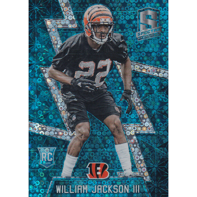 2016 Panini Spectra Neon Blue #131 William Jackson III