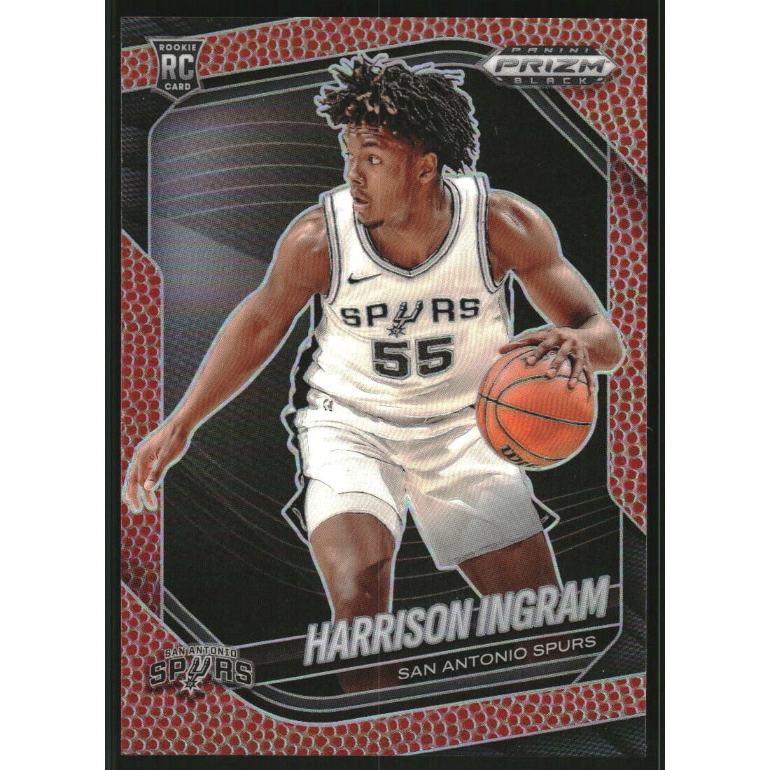 2024-25 Panini Prizm Black Prizms Basketball #239 Harrison Ingram