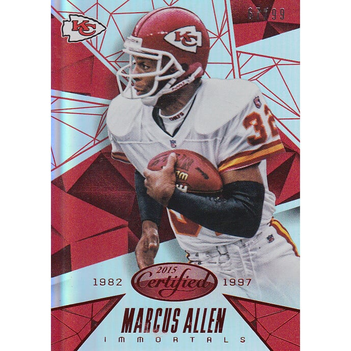 2015 Certified Mirror Red #114 Marcus Allen IMM
