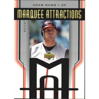 2005 Upper Deck Marquee Attractions Jersey #AD Adam Dunn