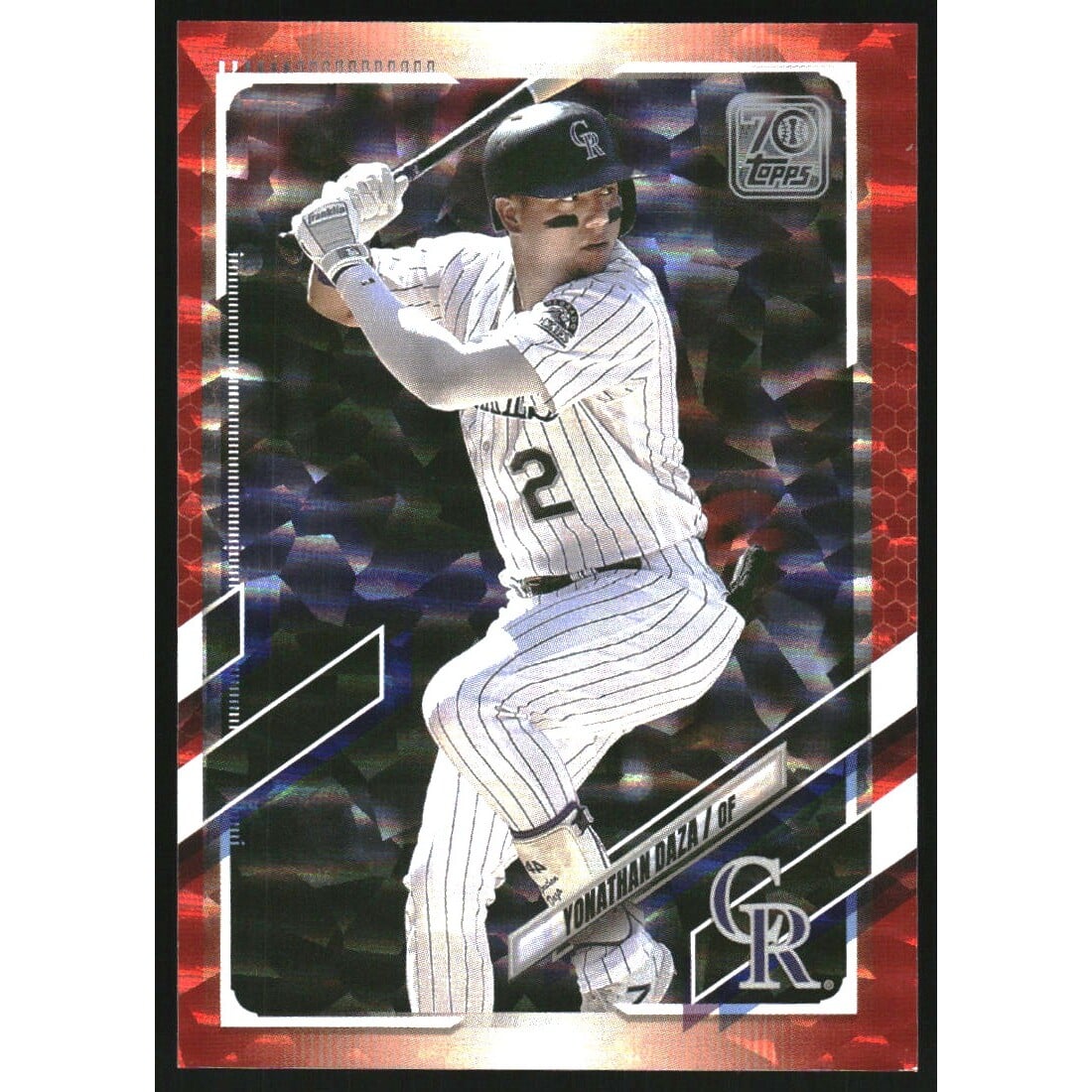 2021 Topps Red Foil #33 Yonathan Daza