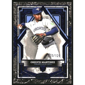 2025 Topps Tier One Blue Foil #97 Orelvis Martinez