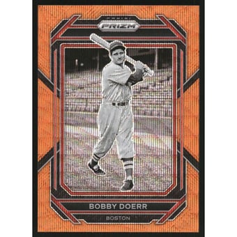 2023 Panini Prizm Prizms Orange Wave #289 Bobby Doerr