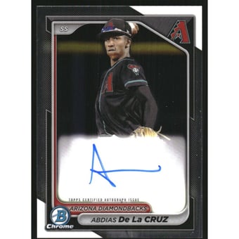 2024 Bowman Chrome Prospect Autographs #CPAADL Abdias De La Cruz